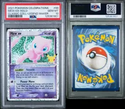 Pokemon Celebrations Mew EX-Holo Classic Collection Legend Maker 88/92 PSA 10 - Image 3
