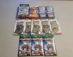 POKEMON TCG Lot of sealed 11 booster packs and Battle Deck - Image 1