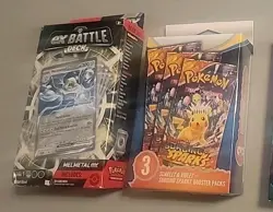 POKEMON TCG Lot of sealed 11 booster packs and Battle Deck - Image 4