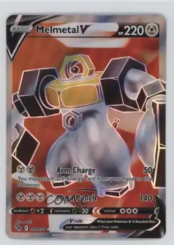 Melmetal V Ultra Rare Pokemon Sword & Shield Pokemon Go #075 - Image 1