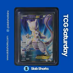 2015 POKEMON XY BREAKTHROUGH #157/162 MEWTWO EX FULL ART ULTRA RARE - Image 1