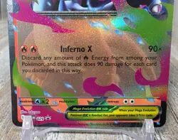Mega Charizard X ex 029 Holo Promo ME: Mega Evolution Promo Pokemon Holo NM - Image 3