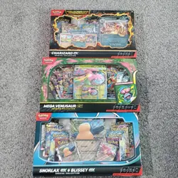 Pokemon TCG Special Collection Box Lot (3) Charizard Venusaur Snorlax - Image 1