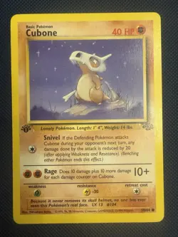 Pokemon TCG Cubone 1st Edition Jungle 50/64 - Image 1