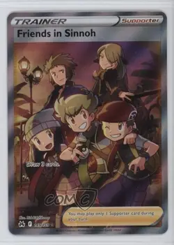 Full Art - Friends in Sinnoh Pokemon Sword & Shield Crown Zenith #149 - Image 1