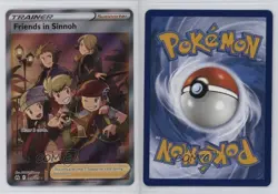 Full Art - Friends in Sinnoh Pokemon Sword & Shield Crown Zenith #149 - Image 3