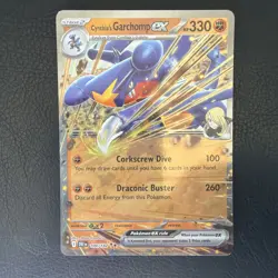 Cynthia’s Garchomp ex Destined Rivals DRI 104/182 Double Rare Pokemon TCG NM - Image 1