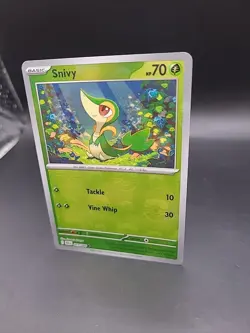 Snivy (Master Ball Pattern) 001/086 Common Black Bolt Pokemon M/NM - Image 3