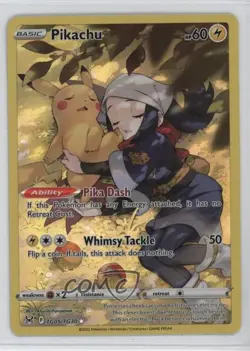 Full Art - Pikachu Pokemon Sword & Shield Lost Origin Trainer Gallery #TG05 - Image 1