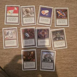 Magic The Gathering revised artifact & Artifact Creature Uncommon card lot 1994 - Image 1