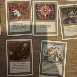 Magic The Gathering revised artifact & Artifact Creature Uncommon card lot 1994 - Image 2