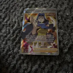 Pokemon TCG Karen's Conviction Sword & Shield Chilling Reign 193/198 Full Art - Image 1