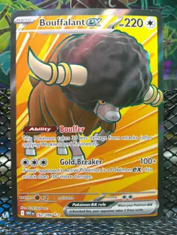 Bouffalant ex 162/086 - S&V: White Flare Ultra Rare - Pokemon TCG (NM) - Image 1