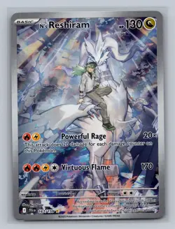 N's Reshiram 167/159 Illustration Rare Journey Together Pokemon NM - Image 1