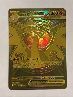 Pokemon Mega Charizard X EX 130/094 Holo Mega Rare 360 HP - Image 1