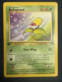 Pokemon TCG Bellsprout Jungle 49/64, 1st Edition - Image 1