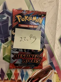 (VERY HEAVY) 22.40g Pokemon TCG Destined Rivals Booster Pack (SEALED)✅ - Image 2