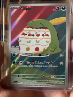 Pokemon TCG – Gulpin 154/142 – Stellar Crown – Secret Rare – NM/M - Image 1