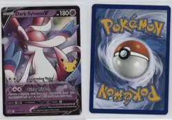 Dark Sylveon V (Celebrations Collection) Pokemon Sword & Shield Black Star - Image 3