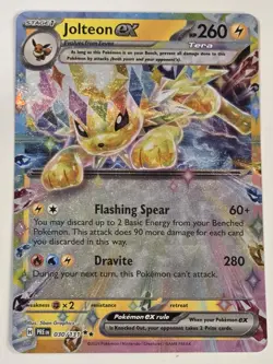 Jolteon ex 030/131 SV: Prismatic Evolutions Pokemon TCG Double Rare Near Mint NM - Image 1