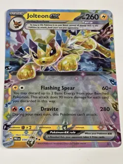 Jolteon ex 030/131 SV: Prismatic Evolutions Pokemon TCG Double Rare Near Mint NM - Image 2