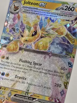 Jolteon ex 030/131 SV: Prismatic Evolutions Pokemon TCG Double Rare Near Mint NM - Image 3