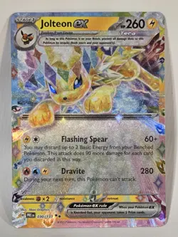 Jolteon ex 030/131 SV: Prismatic Evolutions Pokemon TCG Double Rare Near Mint NM - Image 5