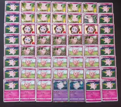 56 Lot Pokemon TCG Chinese Jigglypuff /Clefable/Clefairy SE58 - Image 1