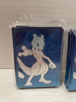 7x Pokemon Go Card Sleeves Mewtwo Alolan Vulpix Steam Siege Lunala - Image 3