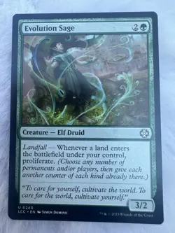 MTG - Evolution Sage 0240 - Commander: The Lost Caverns of Ixalan NM - Image 1