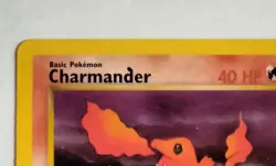 2000 Pokemon CHARMANDER Team Rocket "d" INK ERROR Non Holo MISPRINT #50/82 WOTC - Image 3