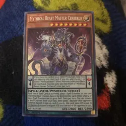 Yu-Gi-Oh! Mythical Beast Master Cerberus MP18-EN185 1st Ed Secret Rare NM - Image 1