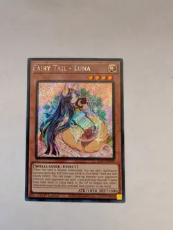 Fairy Tail - Luna 1st Edition Platinum Secret Rare RA01-EN009 Yu-Gi-Oh! NM - Image 1