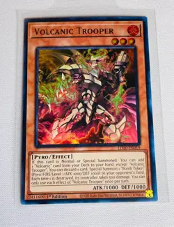 Volcanic Trooper Ultra Rare LD10-EN019 NM 1st Ed Yu-Gi-Oh! - Image 1