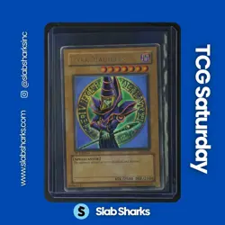 2002 YU-GI-OH! LOB EYES WHITE DRAGON 1ST ED #LOB-005 DARK MAGICIAN GLOSSY - Image 1