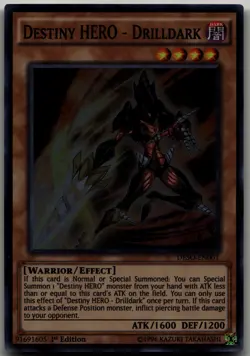 Destiny HERO - Drilldark Super Rare Destiny Soldiers DESO-EN001 LP - Image 1