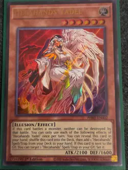 Yugioh Hecahands Yadel PHRE-EN002 Ultra Rare 1st Edition NM - Image 1