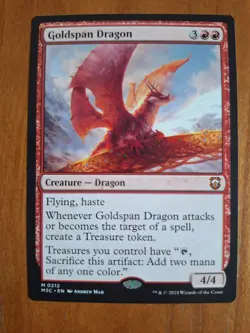 Goldspan Dragon M3C 212 Mythic Modern Horizons 3 Commander NM MTG - Image 1