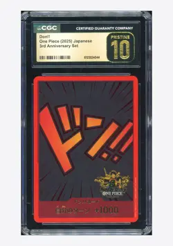 One Piece CGC 10 PRISTINE Don!! Promo 2025 3rd Anniversary Set Japanese - Image 1