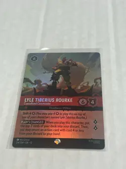 Disney Lorcana Wilds Unknown 214/204 Lyle Tiberius Rourke Epic - Image 1