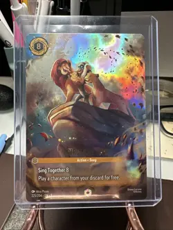 Disney Lorcana TCG Circle of Life Action Song Enchanted 225/204 EN - Image 3