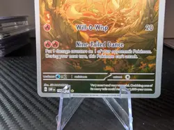 Pokemon TCG Obsidian Flames Ninetales Holo Full Art Card 199/197 - Image 2
