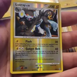 Pokemon Luxray Stage 2 Arceus Holo Rare Reverse 120 HP Flash Gadget Bolt Card - Image 1