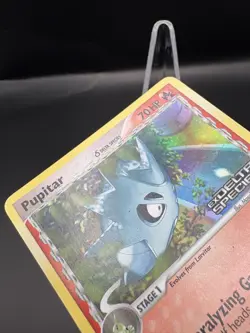 Pupitar 51/113 EX Delta Species Holo Pokemon Card Nintendo TCG 2005 Stamped LP - Image 4