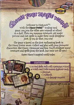 Harry Potter Trading Card Game Two-Player Starter Set Used - Image 2