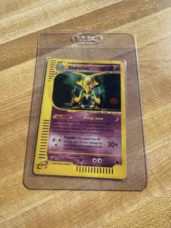 Pokemon Alakazam 100 HP H1/H32 2003 Stage 2 Psychic TCG Card English - Image 1