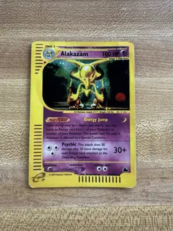 Pokemon Alakazam 100 HP H1/H32 2003 Stage 2 Psychic TCG Card English - Image 2