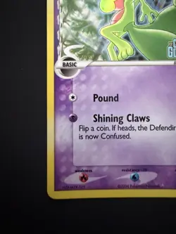 Pokemon Treecko Delta Species Holo Stamped Card 68/100 EX Crystal Guardians NM - Image 4