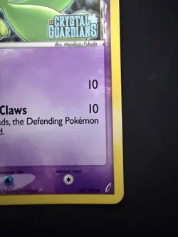 Pokemon Treecko Delta Species Holo Stamped Card 68/100 EX Crystal Guardians NM - Image 5
