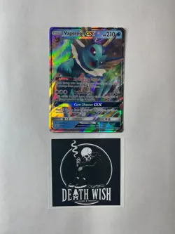 Vaporeon GX SM172 Promo Pokemon Card - Image 1